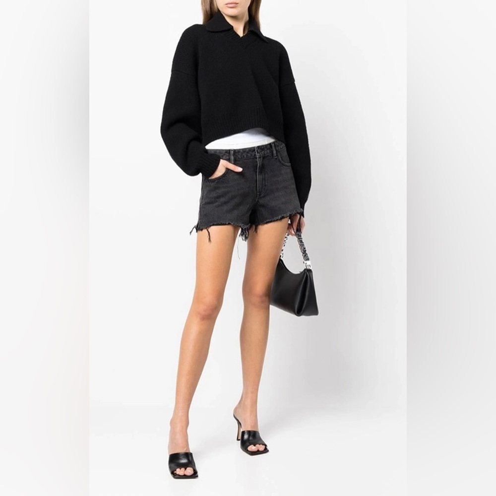 Alexander Wang Bite High Rise Shorts/Size 25